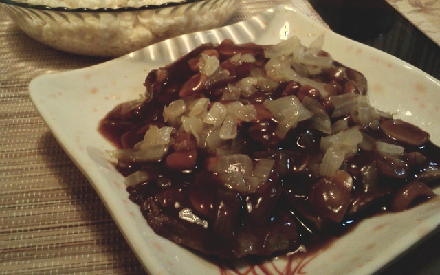 Bife ao falso molho madeira