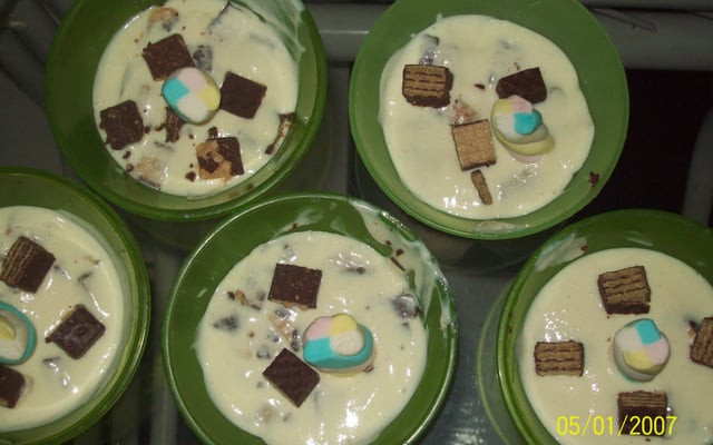 Creme de limão com Bis