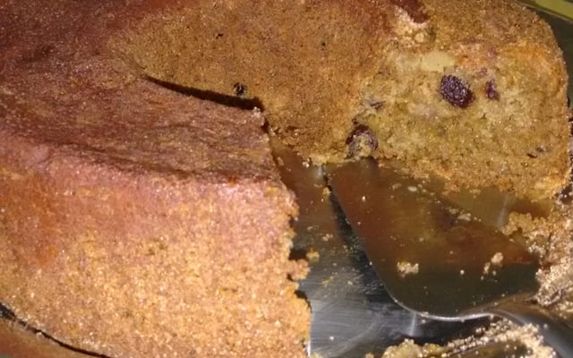 Bolo de maçã com canela