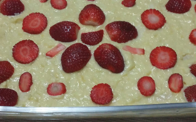 Pavê de morango fácil