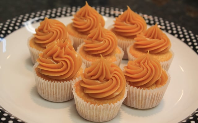 Cupcake de doce de leite