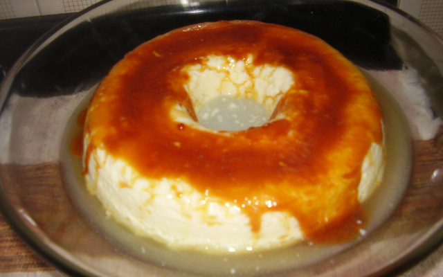 Pudim de leite condensado com Galak