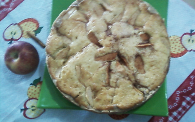 Bolo cuca de maçã