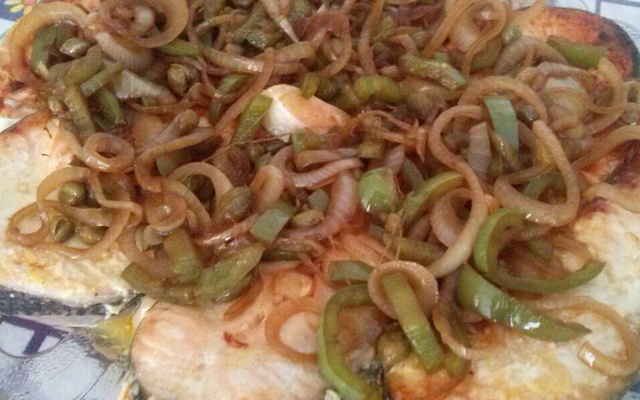 Salmão ao suco de laranja