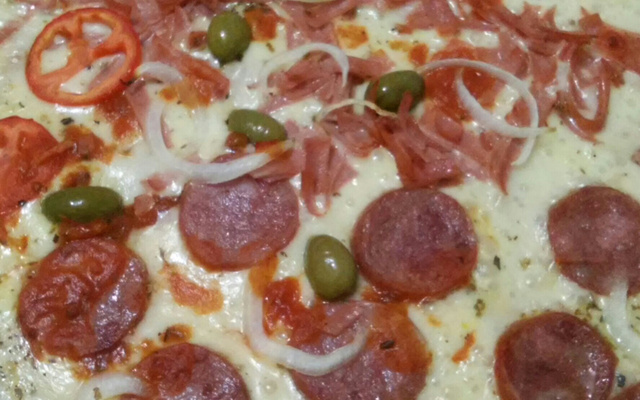 Massa de pizza no liquidificador