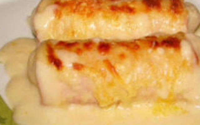 Enroladinho de banana com creme de milho