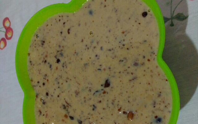 Canjica de coco com amendoin da Daíse