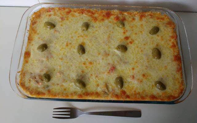 Lasanha de bacalhau