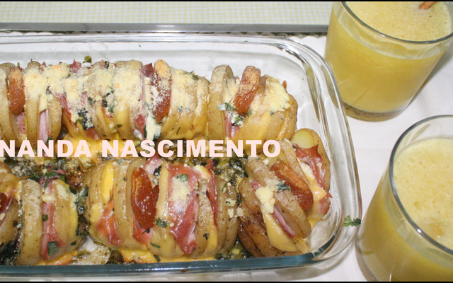 Batatas Hasselback