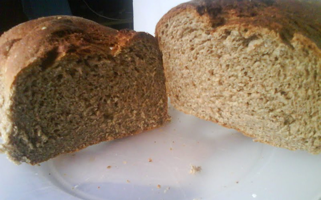 Pão integral super com farinha de uva