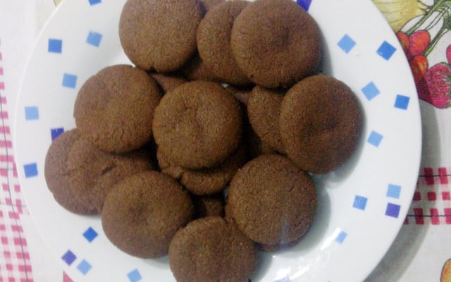 Biscoito amanteigado de chocolate