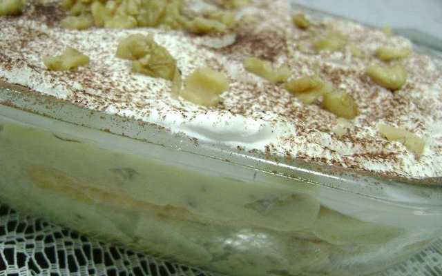 Pavê de nozes rapidinho