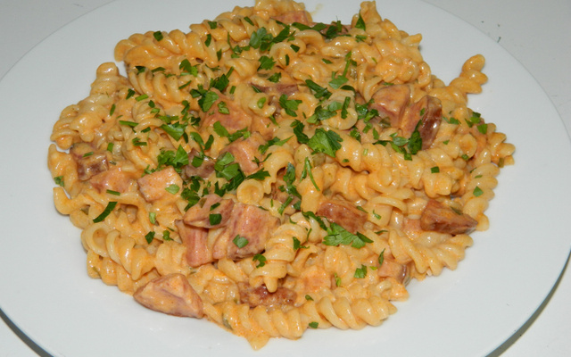 Macarrão de panela de pressão bem simples