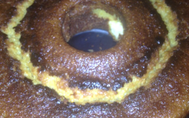 Bolo de milho com requeijão