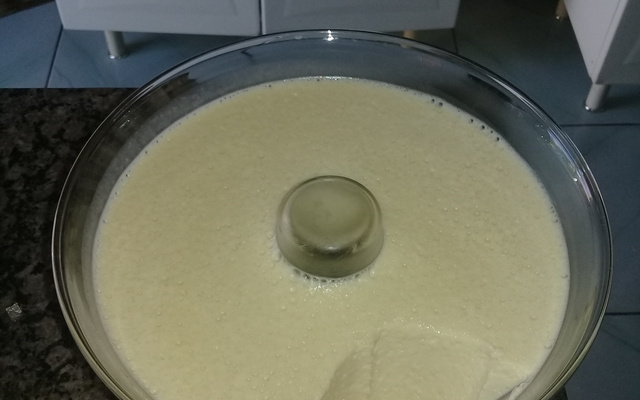Mousse de leite em pó