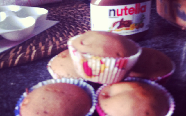 Mini cupcakes de nutella