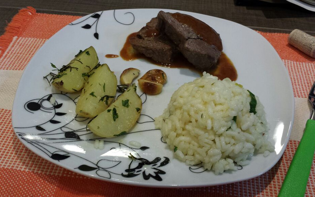 Risoto de alho-poró