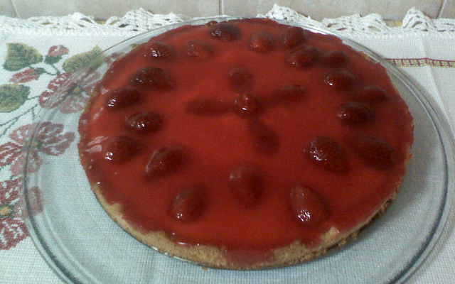 Torta de morangos da tia Rose