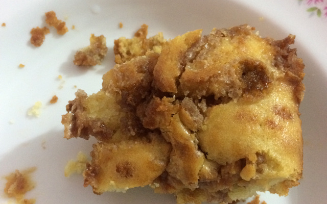 Cuca fácil, rápida e gostosa