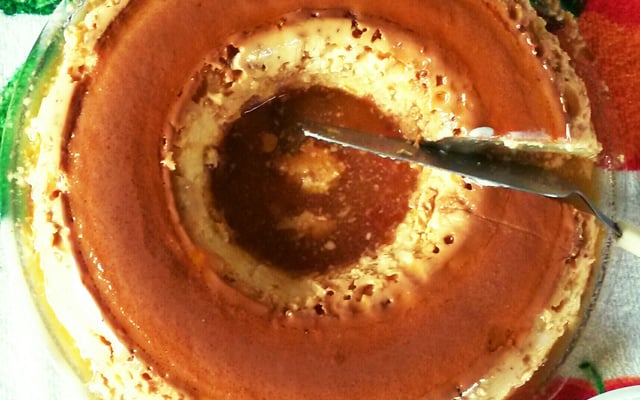 Pudim de leite em pó da mamãe Juh