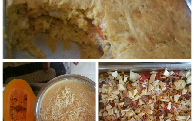 Torta nutritiva de abobrinha