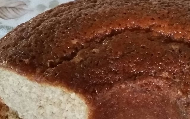 Bolo de banana de liquidificador