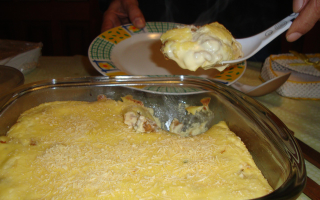 Escondidinho de sobra de carne assada