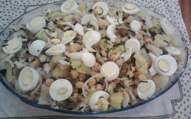Salada de bacalhau