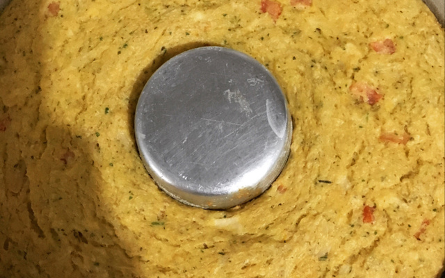 Torta fit de frango cremosa