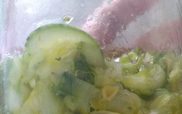 Antepasto de abobrinha italiana