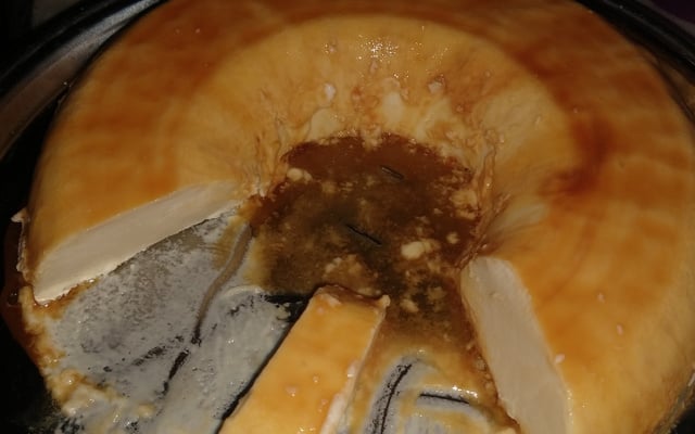 Pudim gelado sem ovo e sem forno