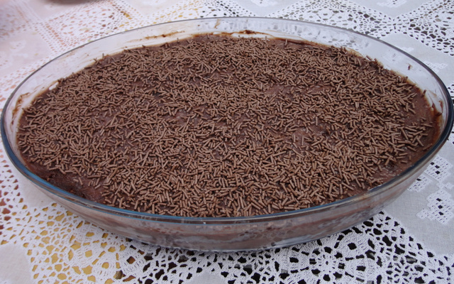 Pavê de chocolate da Bia