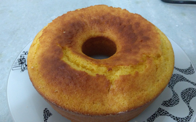 Bolo de fubá da vó Júlia