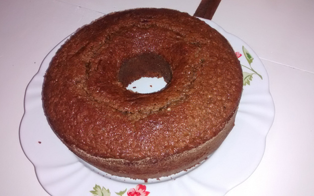 Bolo integral de abacaxi