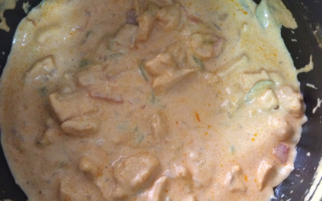 Estrogonofe de frango da Kalil