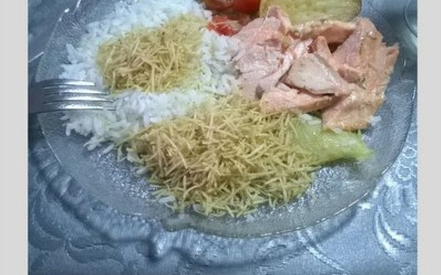 Salmão delicioso do Rodrigo