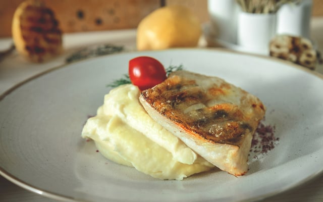 Purê de  batata doce