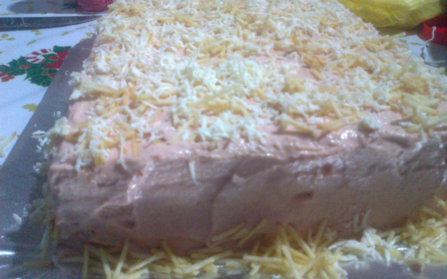 Bolo gelado de frango