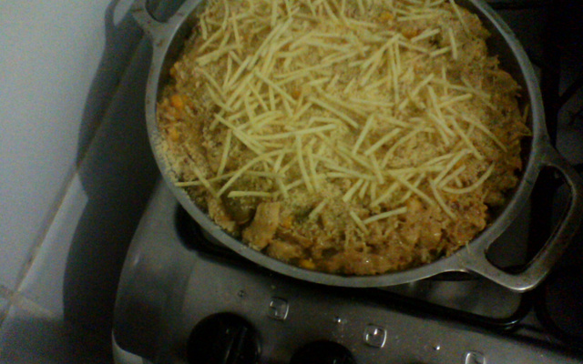 Fricassê saboroso de frango