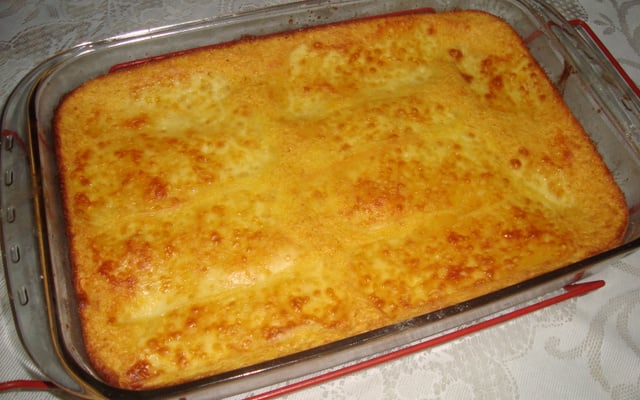 Pamonha assada no forno