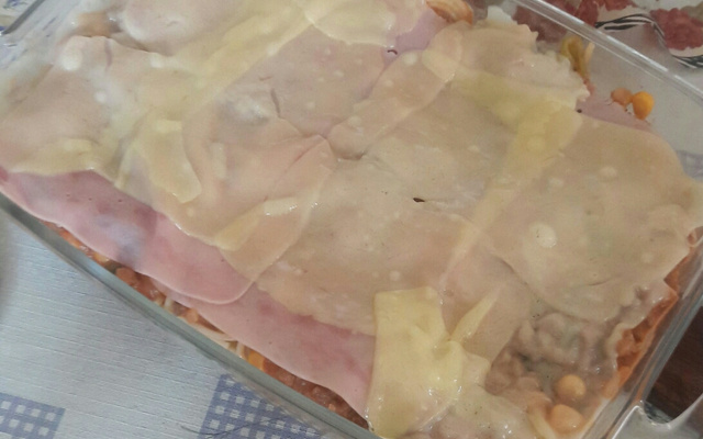 Macarronada de carne moída