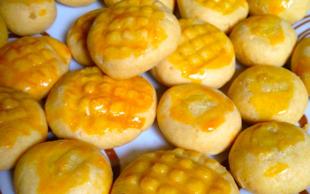 Biscoito salgado de queijo