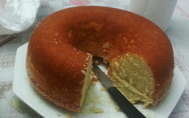 Bolo de farinha de trigo