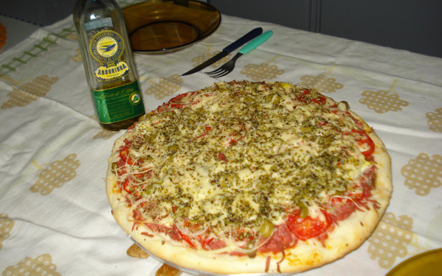 Pizza à moda da casa