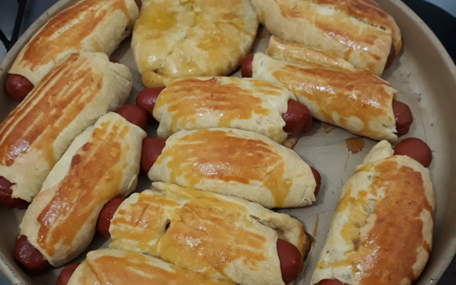 Massa base para salgado assado