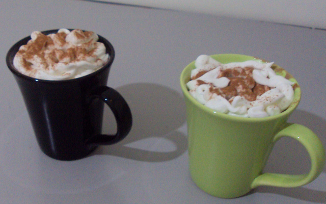 Chocolate quente cremoso