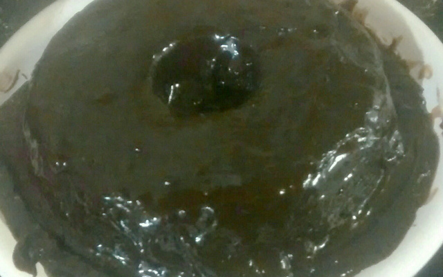 Bolo de chocolate de microondas
