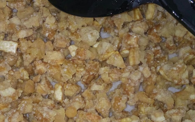 Torresmo crocante de panela de pressão