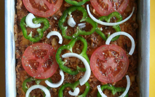 Massa de pizza simples