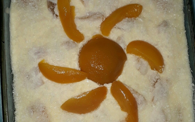 Pavê de pêssego fácil